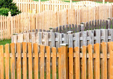 wooden fence posts